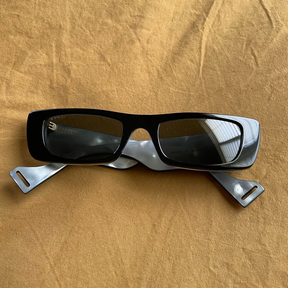Gucci Sunglasses- Rectangular frame acetate